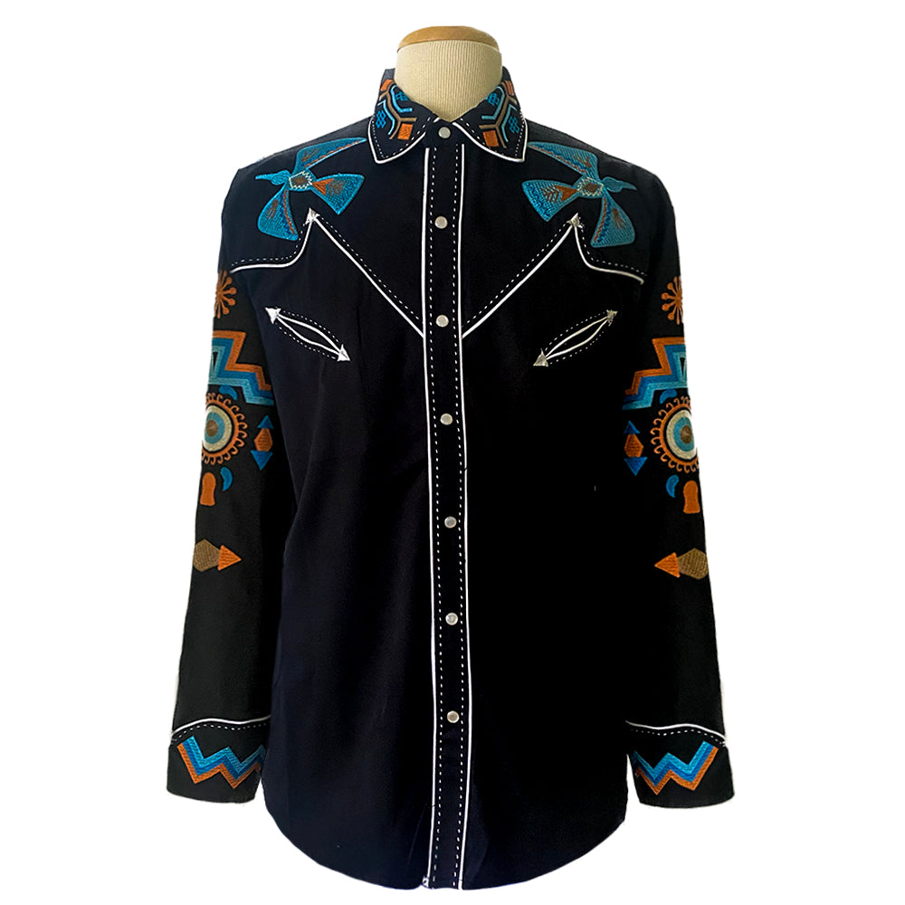 トップス anrii_2001  SILK RAYON WESTERN SHIRT LIDNM（リドム）の「SILK RAYON WESTERN SHIRT（シャツ/ブラウス