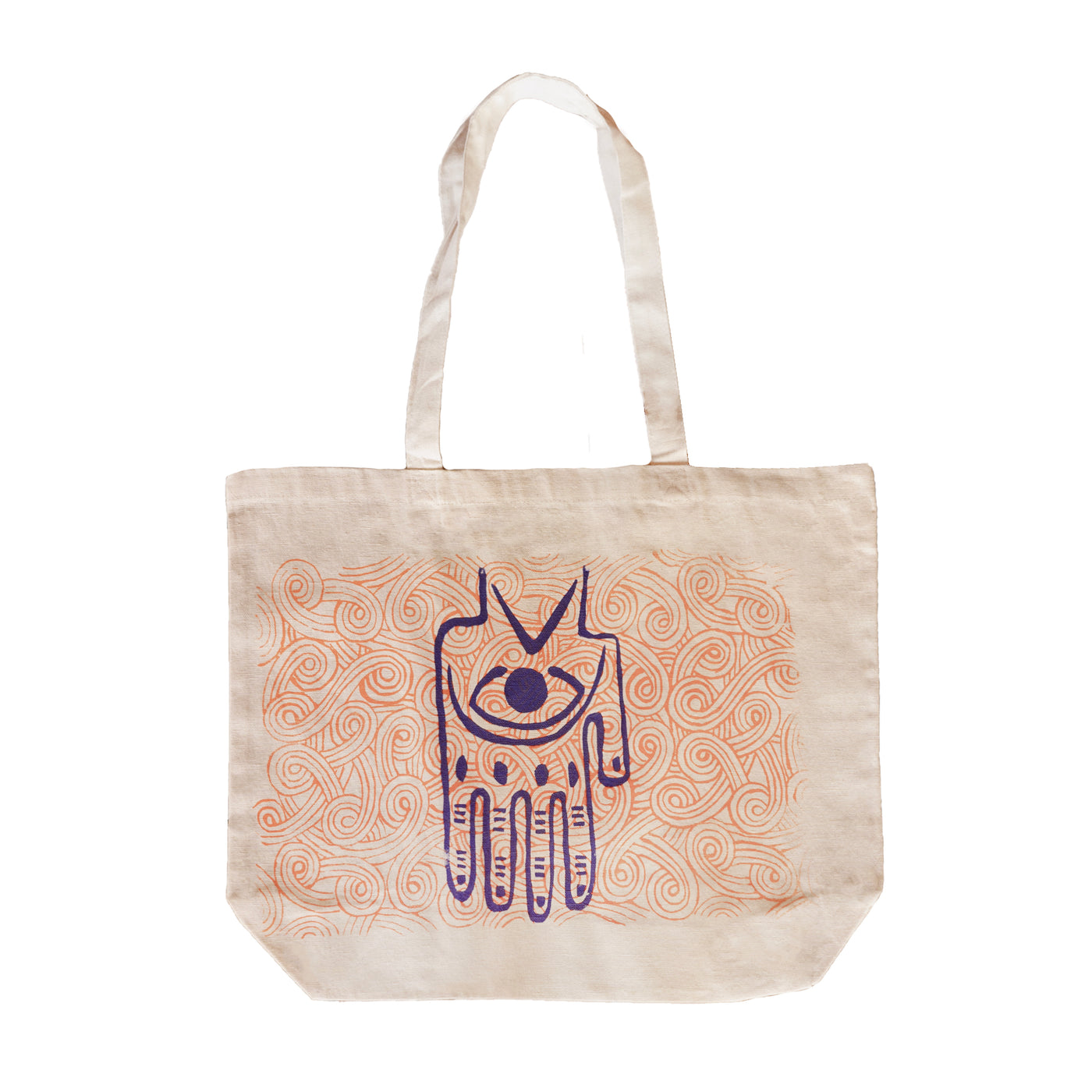 Tote by Jimmy D. Horn printed with his artwork