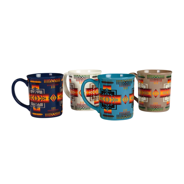 Pendleton Native American College Fund 12 oz Mug Set of 4