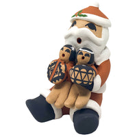 Storyteller Santa with 2 Babies
