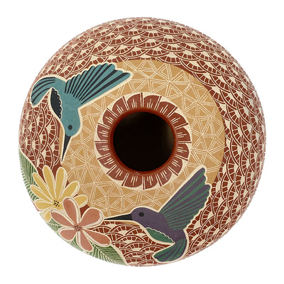 Mara Ortiz Hummingbirds Pottery
