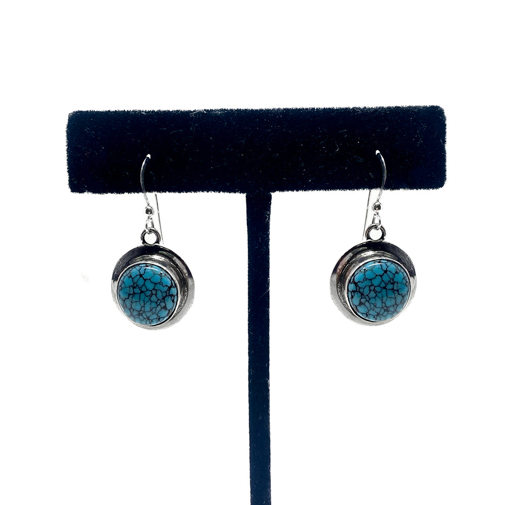 Earrings Silver with Turquoise