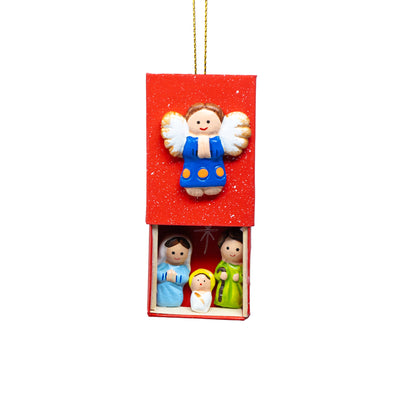 Matchbox Nativity Ornament