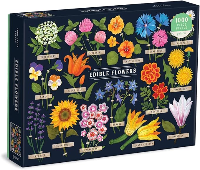 Galison Puzzle Edible Flowers
