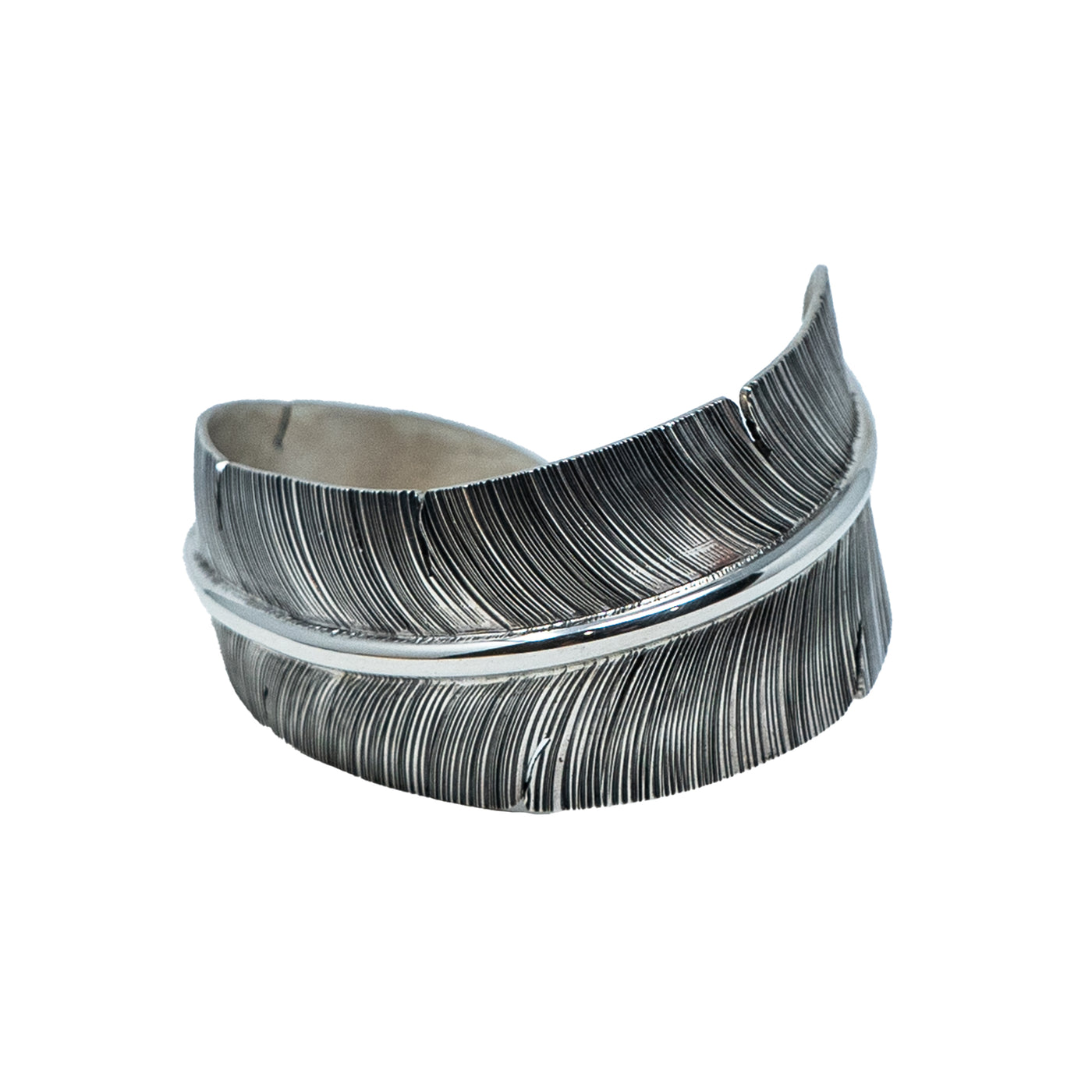 Feather Bracelet Silver