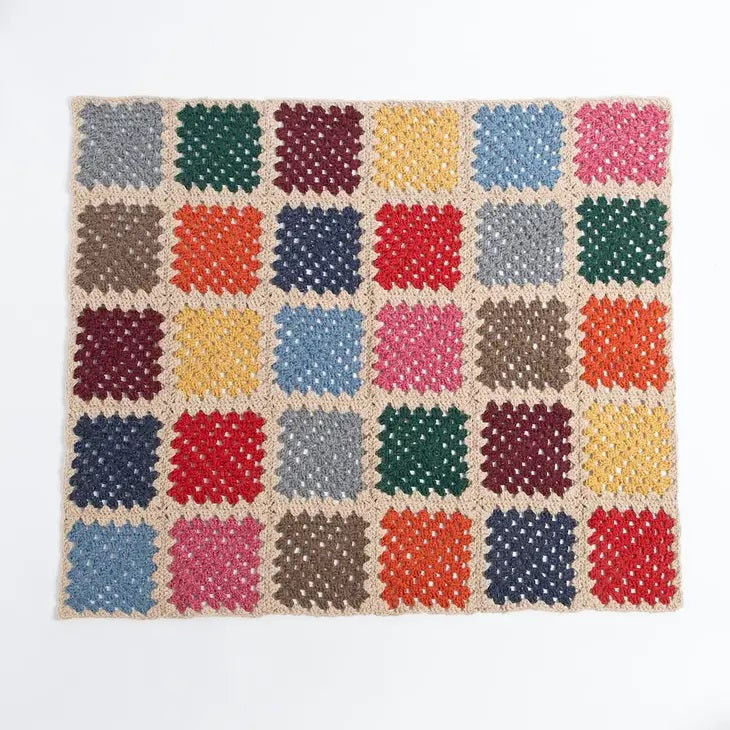 Catalonia Granny Squares Blank Crochet Kit