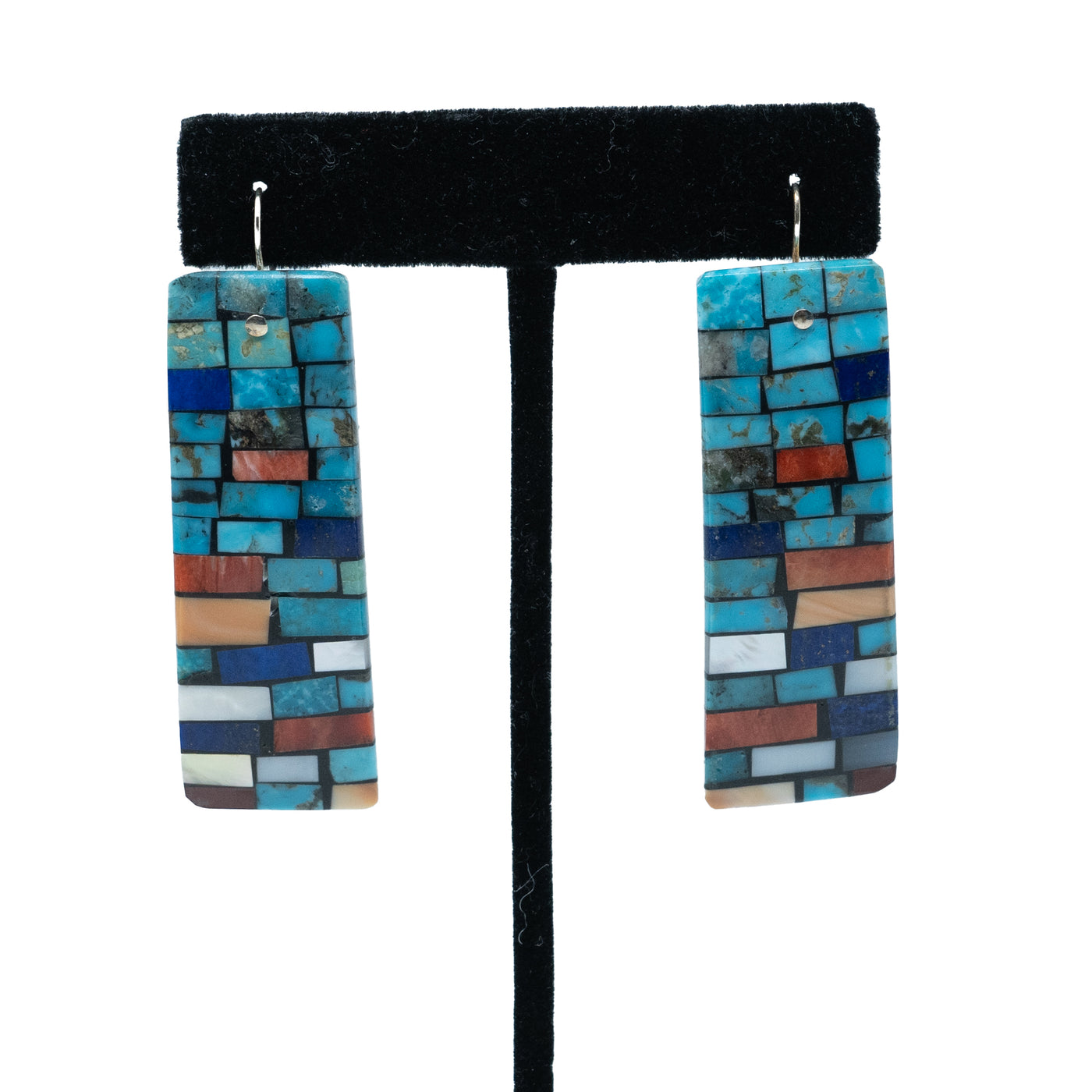 Earrings Multi Stone Mosaic