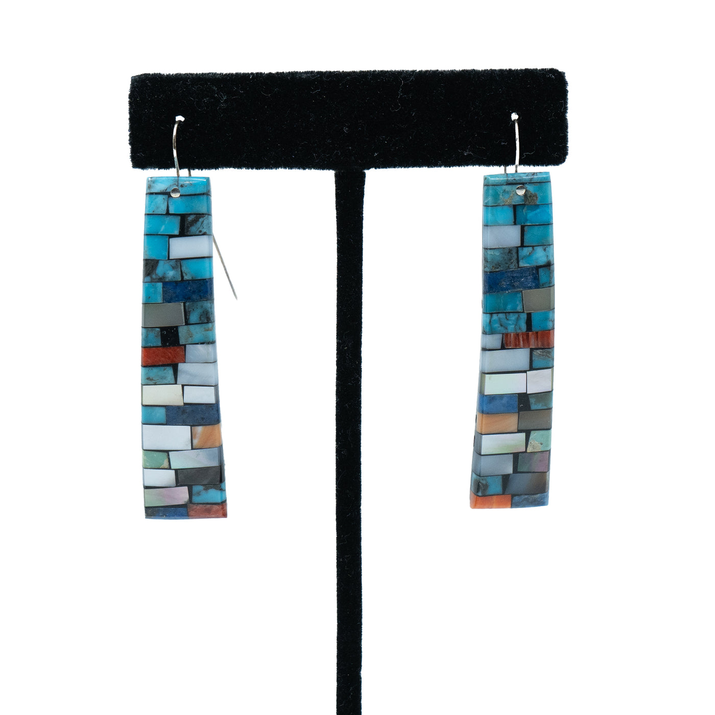 Earrings Narrow Multi Stone
