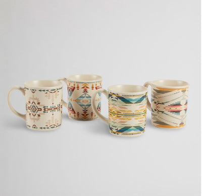 Pendleton High Desert Mugs, Set of 4