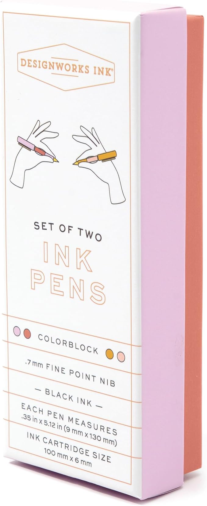 Designworks Ink Color Block Pens - Set of 2