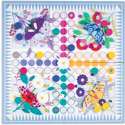 Galison Game Ludo in Bloom