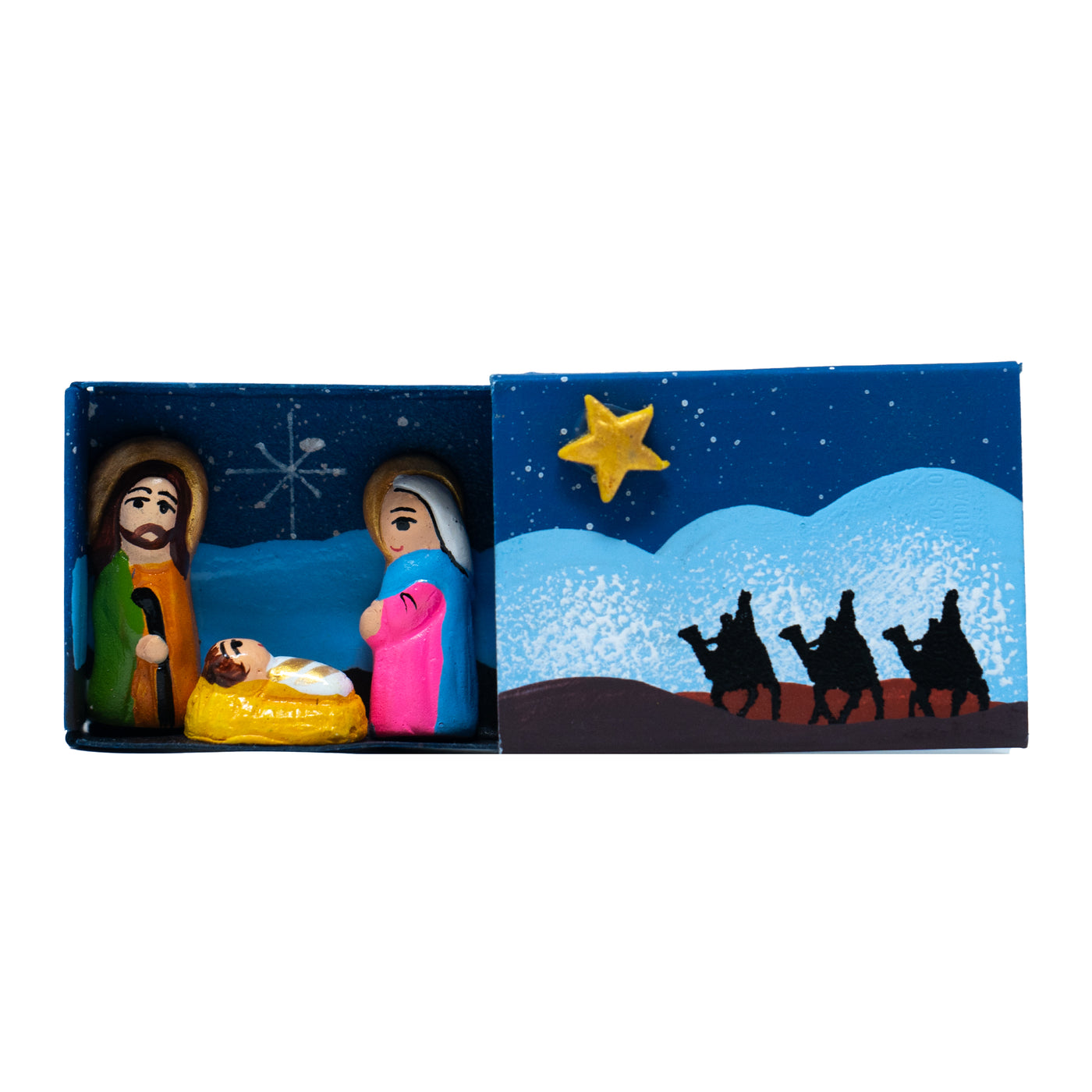 Three Kings Matchbox Nativity