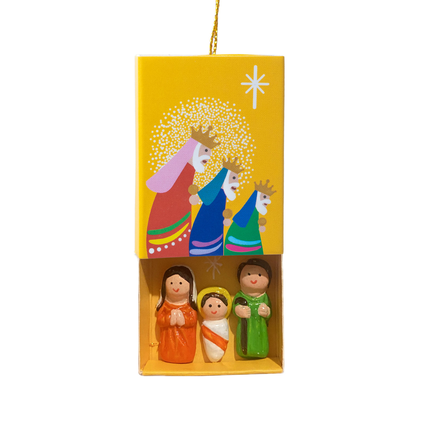 Ornament 3 Kings Nativity Matchbox