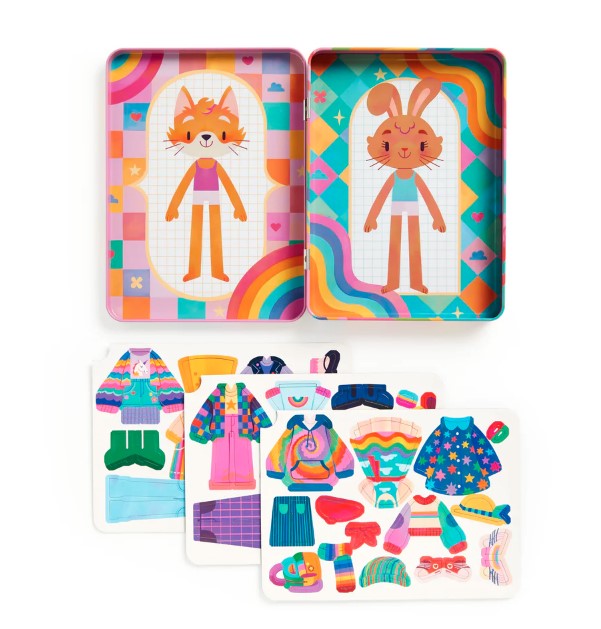 Magetic Play Set Rainbow Fashion