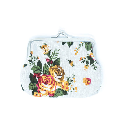 Floral Print Coin Purse