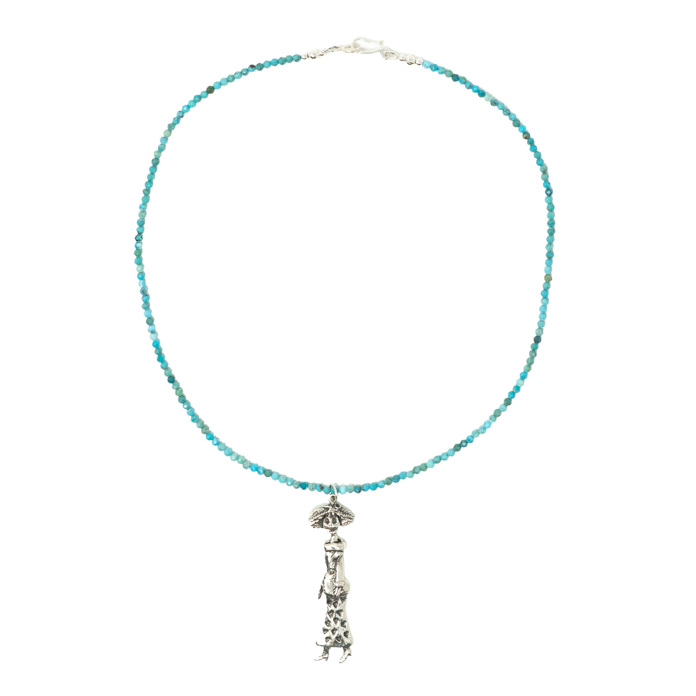 Necklace Silver Catrina with Turquoise