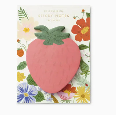 Rifle Paper Co. Strawberry Sticky Notes