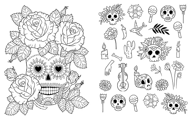 Day of the Dead Coloring Book