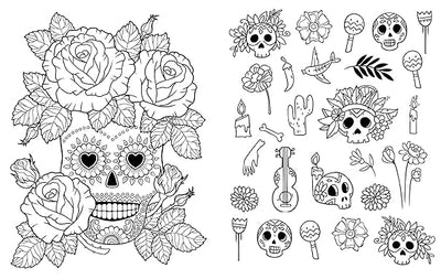 Day of the Dead Coloring Book