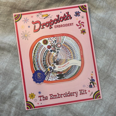 Pie Embroidery Sampler Kit