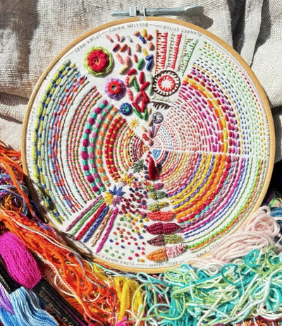 Pie Embroidery Sampler Kit