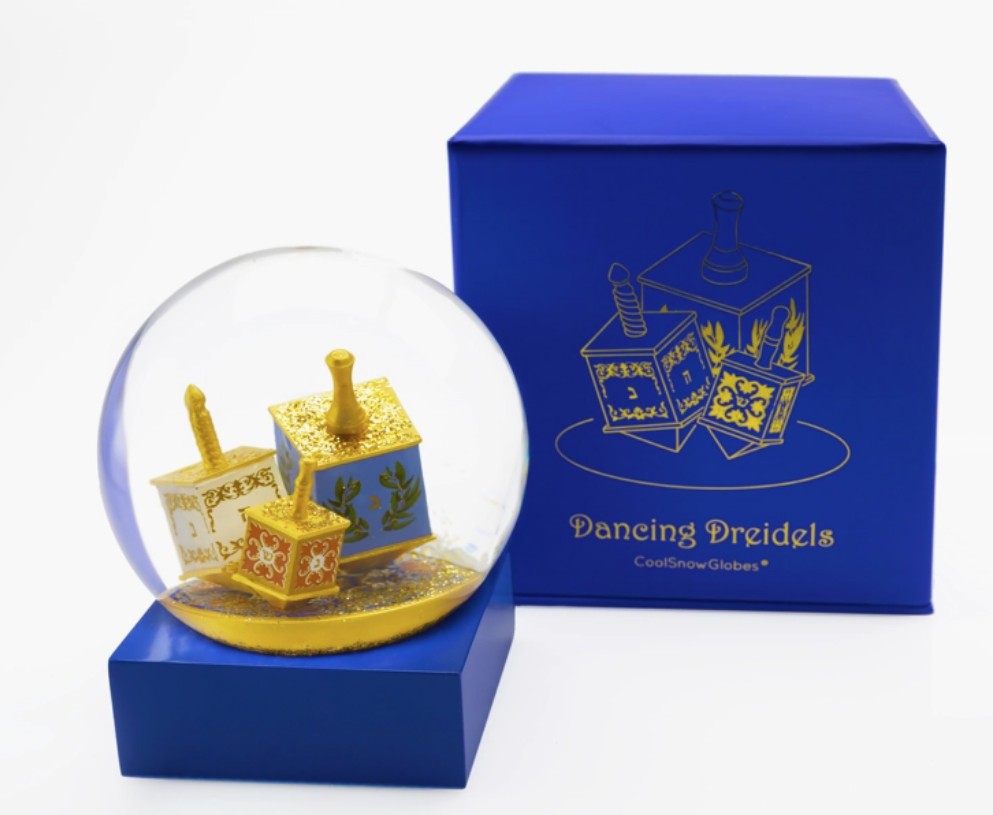 Snow Globe- Dancing Dreidels