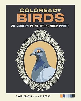 Coloready Birds: 20 Modern Paint-by-Number Prints