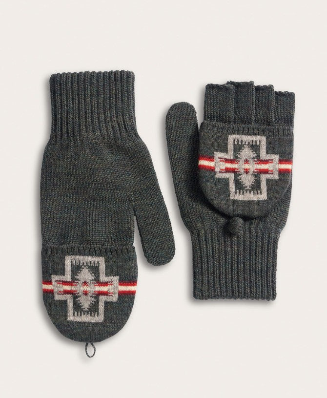 Pendleton Harding Merino Knit Convertible Mittens