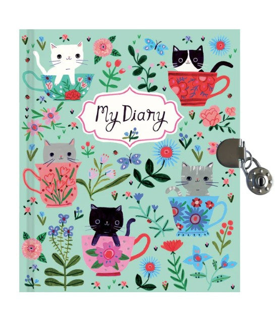 Teacup Kittens Locked Diary