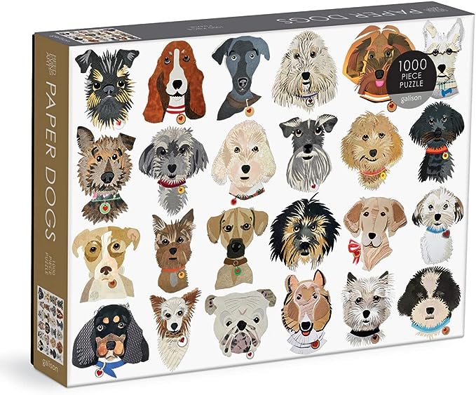 Galison  Paper Dogs Puzzle