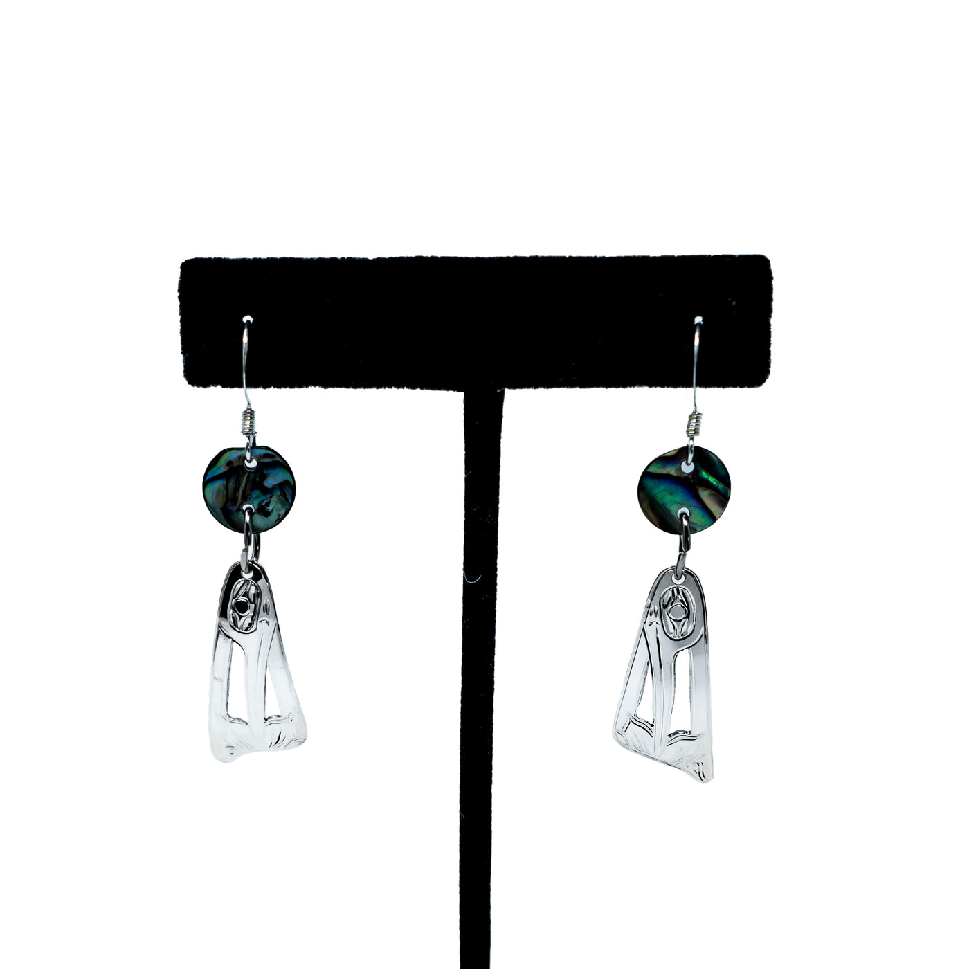 NWC  Earrings Hummingbird with Abalone