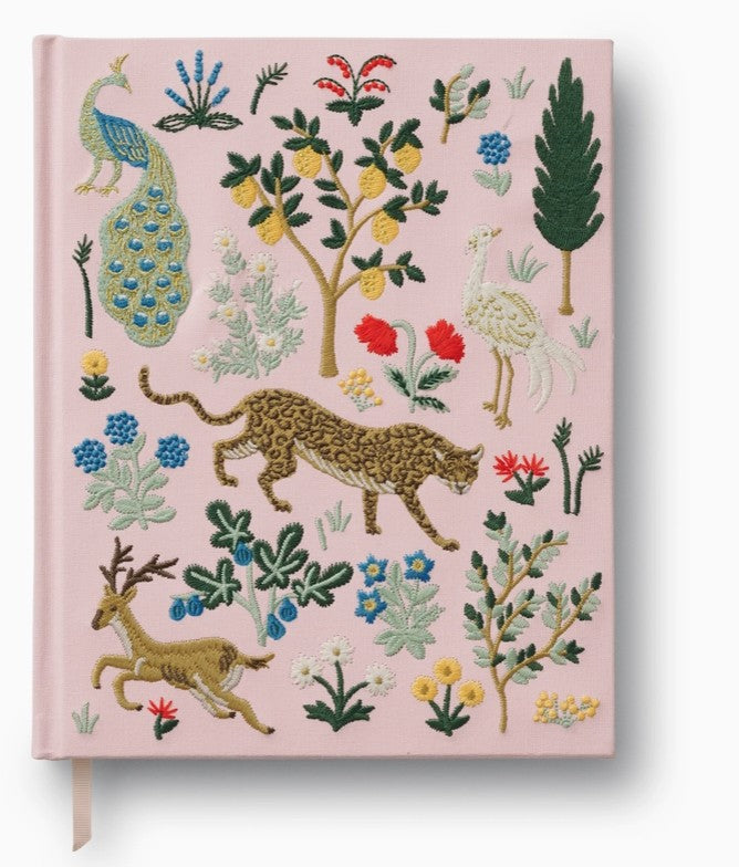 Menagerie Embroidered Sketchbook