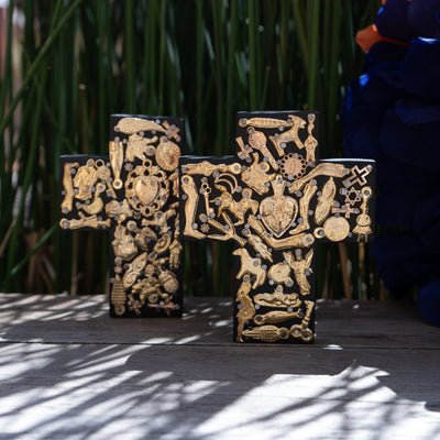 Small Cross with Milagros