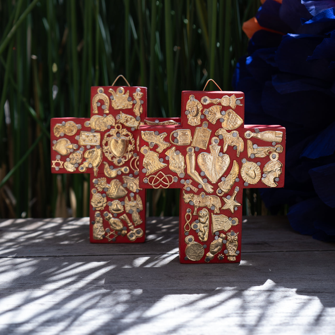 Small Cross with Milagros