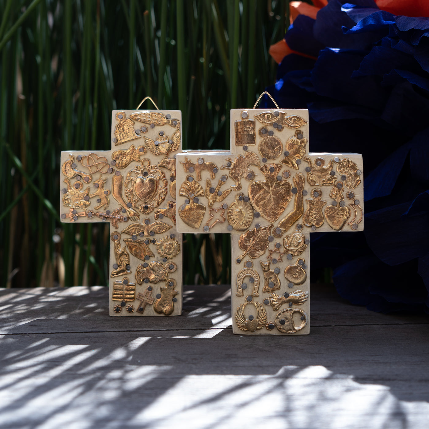 Small Cross with Milagros