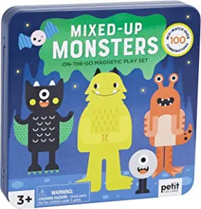 Mixed Up Monsters On The Go Magnetic Play Set