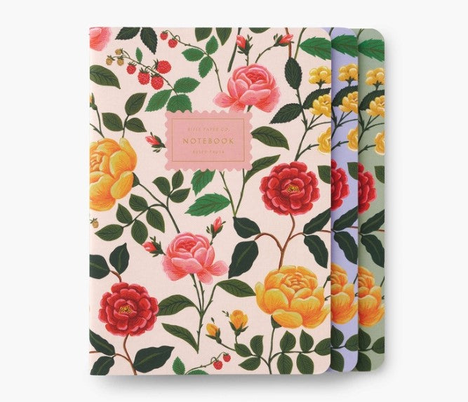 Rifle Paper Co. Set of 3 Assorted Notebooks