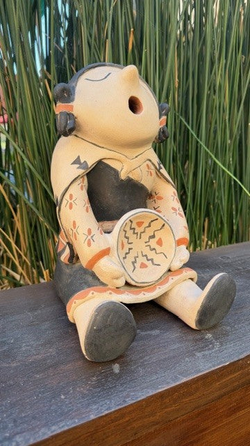 Cochati Pueblo Sitted Women with Pottery