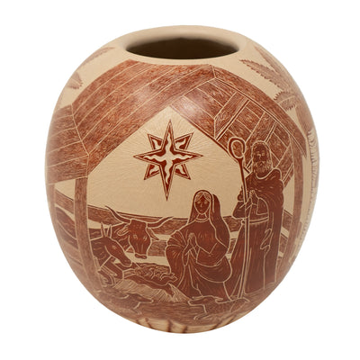 Mata Ortiz Pottery with Nativity Scene