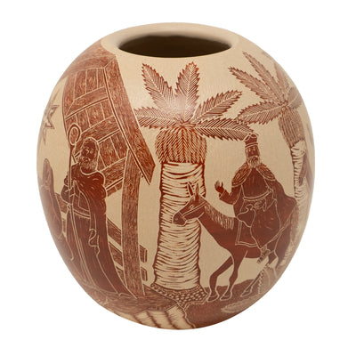 Mata Ortiz Pottery with Nativity Scene