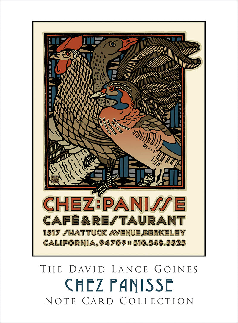 David Lance Goines  Chez Panisse Note Cards