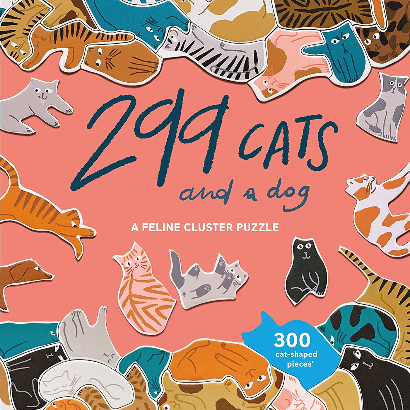 Puzzle 299 Cats and a Dog