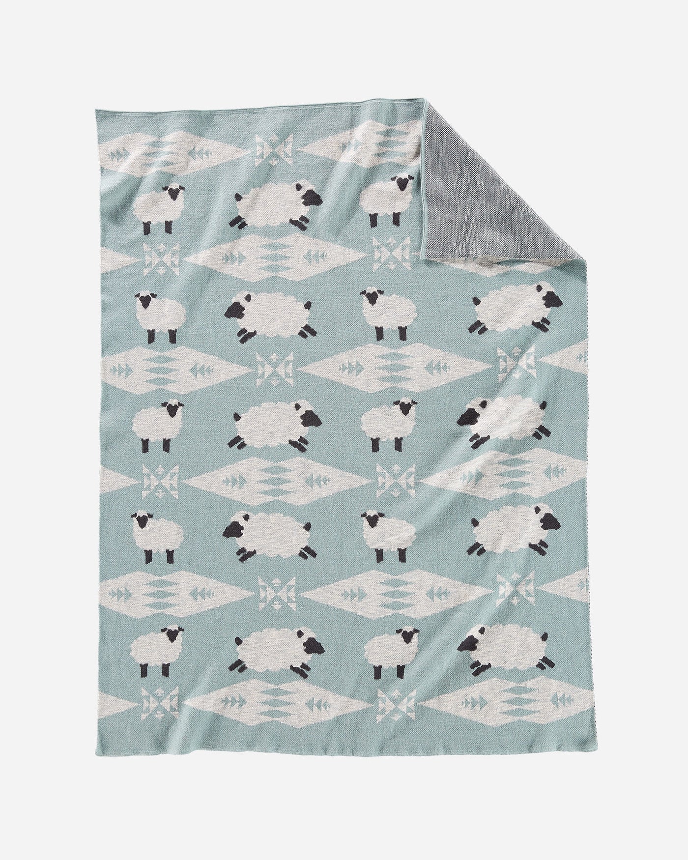 Pendleton Baby Blanket with Beani "Sheep Dreams"