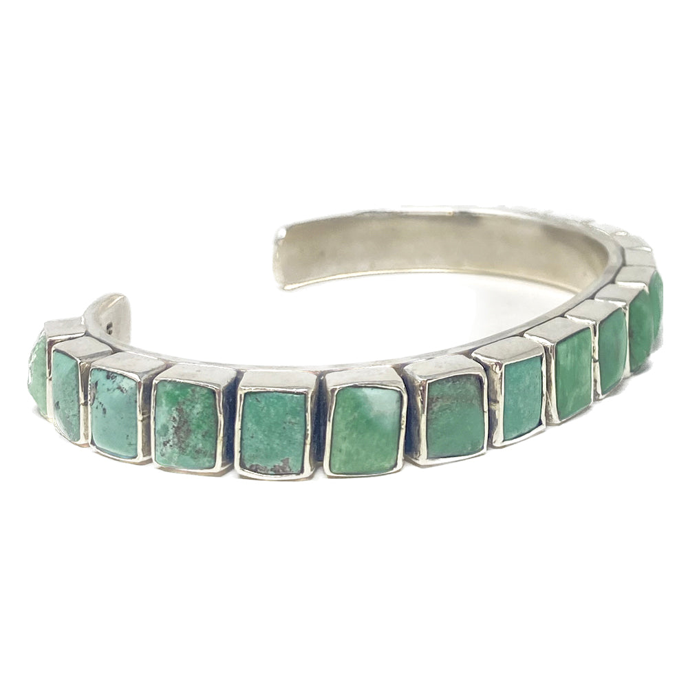 Cuff  Green Turquoise Tiles