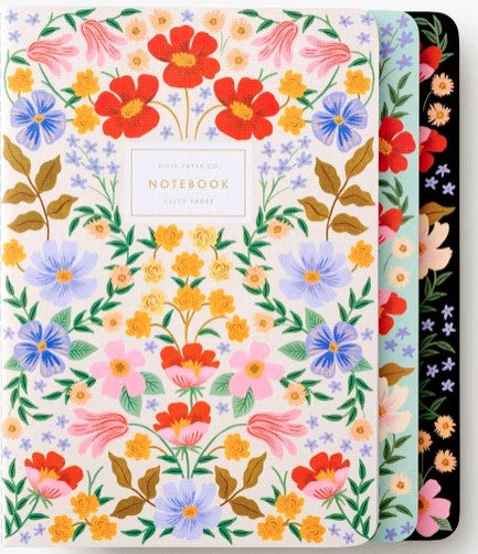 Rifle Paper Co. Set of 3 Assorted Notebooks