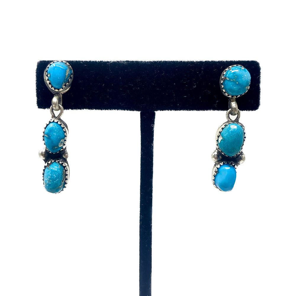 Earrings Turquoise and Silver