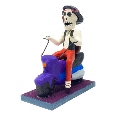 DOD Skeleton Riding Motorcycle