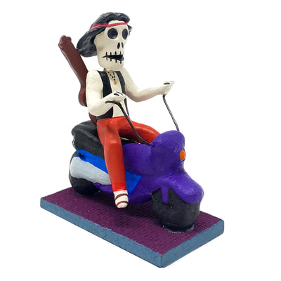DOD Skeleton Riding Motorcycle