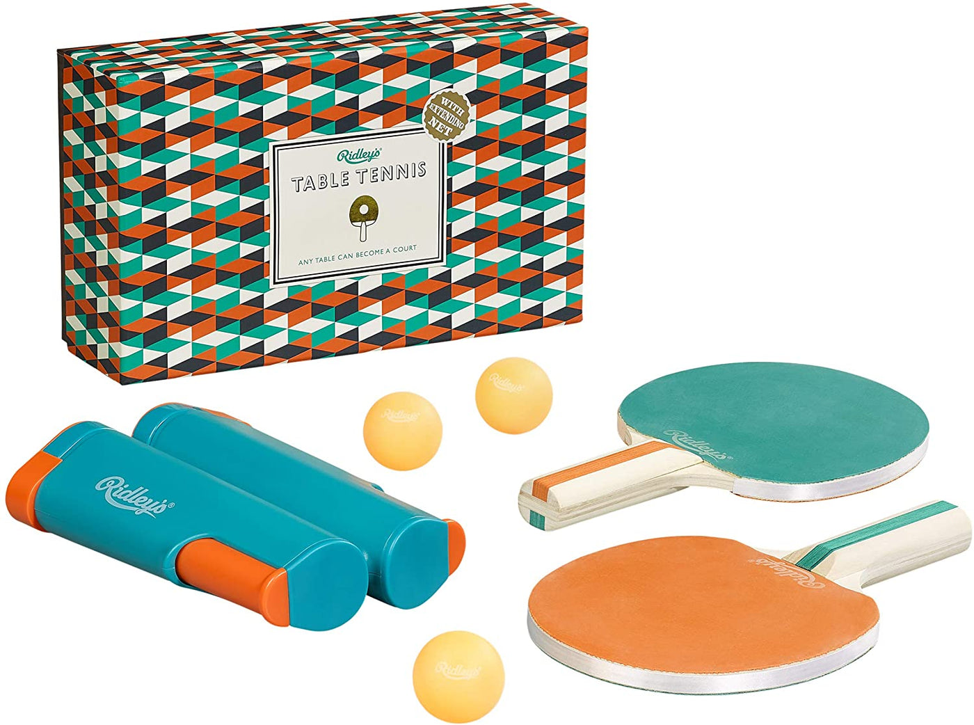 Ridley's Portable Travel 6-Piece Table Tennis Set